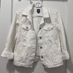 Gap White Denim Jacket - XS